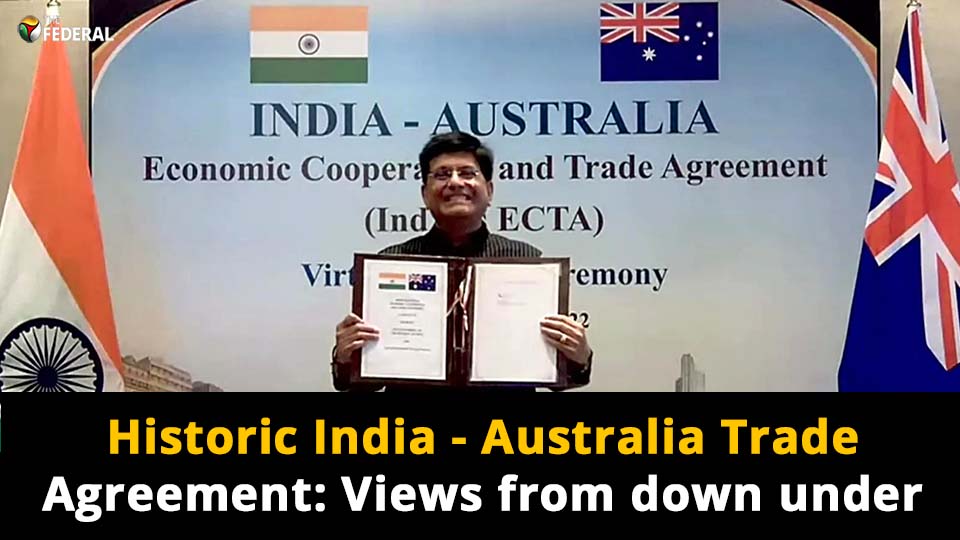 Historic economic & trade agreement between India and Australia