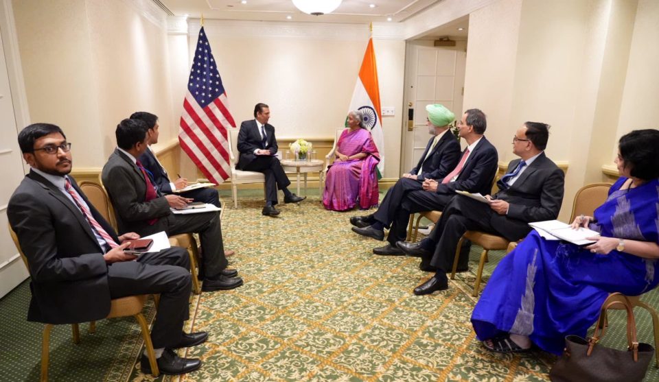 Nirmala Sitharaman meets heads of FedEx, Mastercard, others during US visit