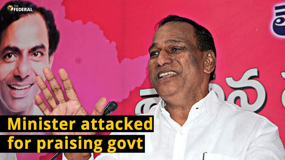Mob attacks Telangana Labour Minister’s Convoy