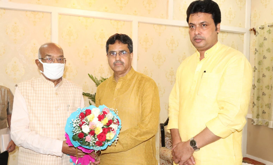 Manik Saha, a dentist & BJP state president replaces Biplab Deb as Tripura CM