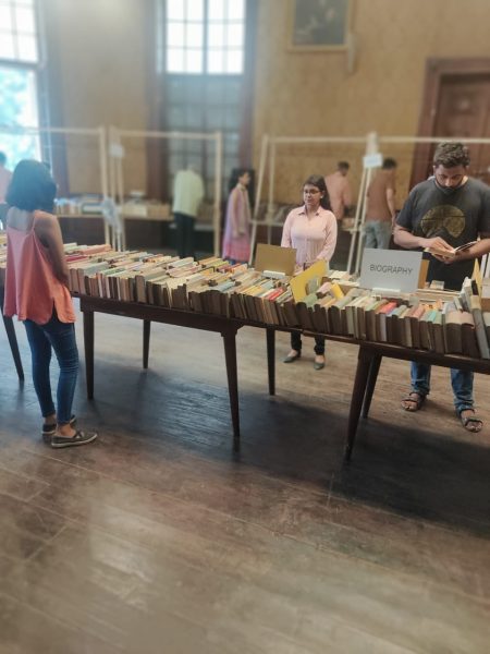 Book sale at Asiatic Library at Mumbai