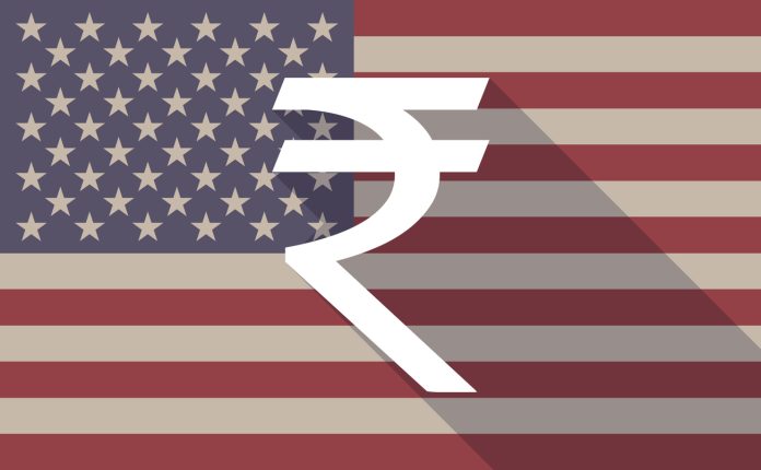 Rupee value against US dollar