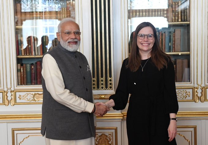 Modi meets Iceland PM Katrin Jakobsdottir in Denmark; discusses ways to boost ties