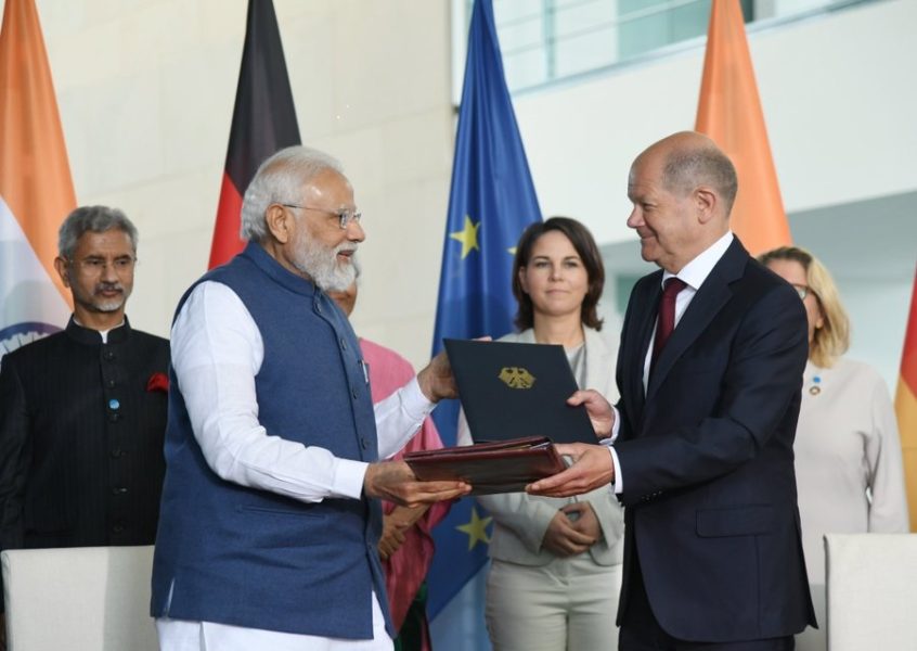 Modi meets Olaf; India, Germany sign $10.5-billion green development deal