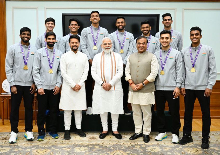 PM Modi hosts Thomas Cup champs, says ‘This is not a small feat’