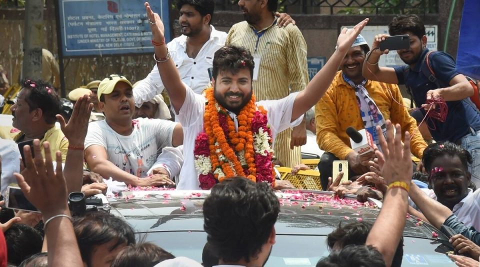 AAP MLA Durgesh Pathak, Delhi Rajinder Nagar bypoll