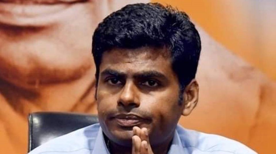 BJP’s Annamalai stops media from questioning him, sparks outrage