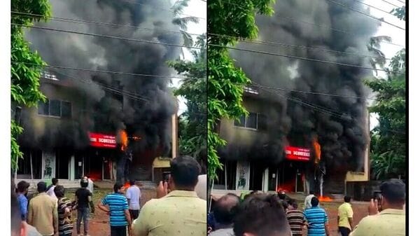Now, electric vehicle showroom catches fire in Mangaluru