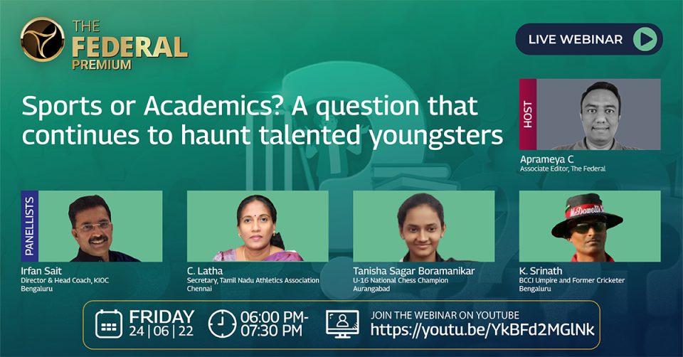 Webinar — Sports or Academics: A question that haunts talented youngsters