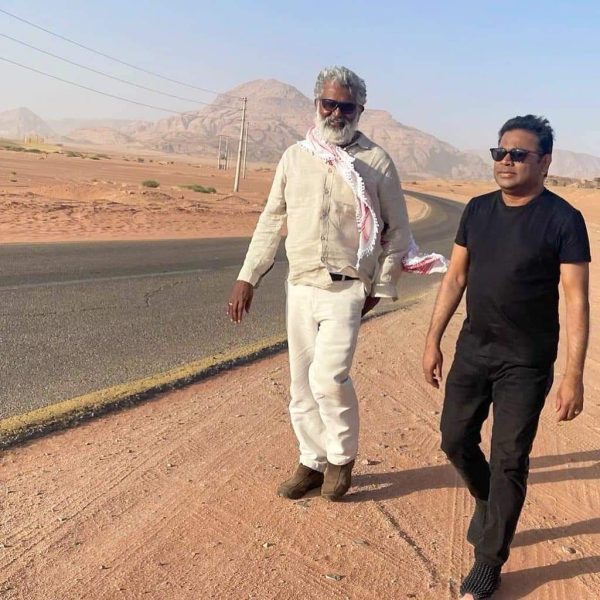 AR Rahman visits Blessy-Prithvirajs Aadujeevitham sets in Jordan