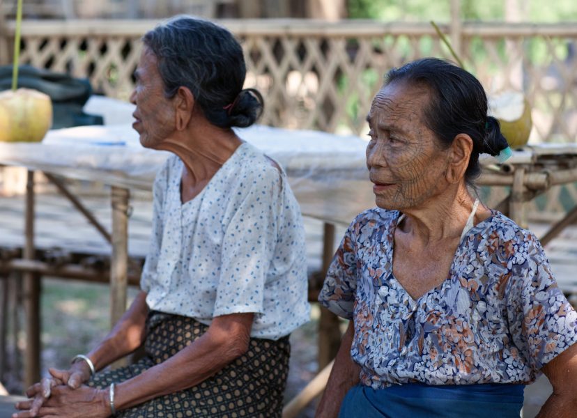 Myanmar Chin women