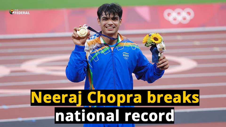Neeraj Chopra sets new national record in Javelin throw