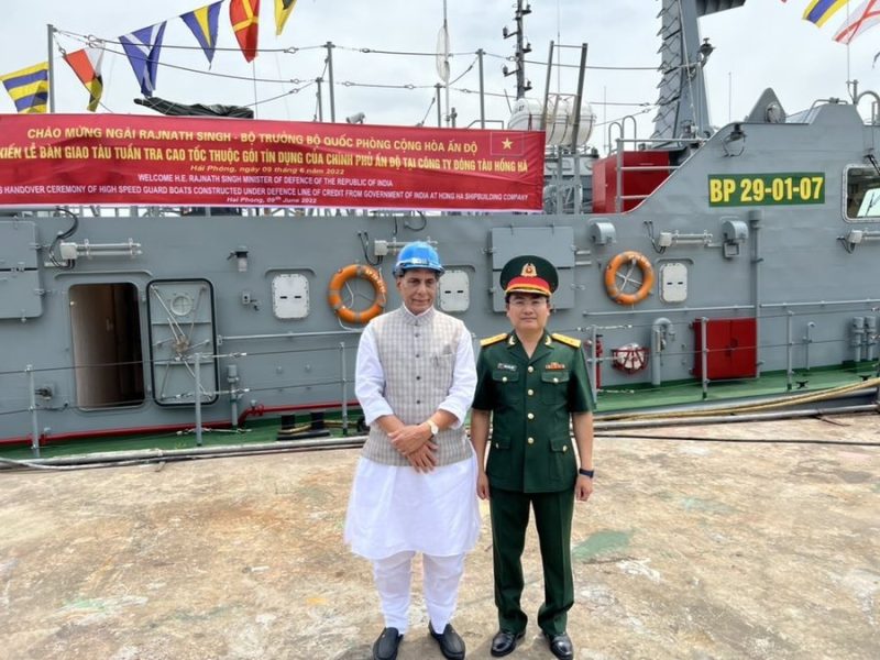 Rajnath Singh hands over 12 high-speed guard boats to Vietnam