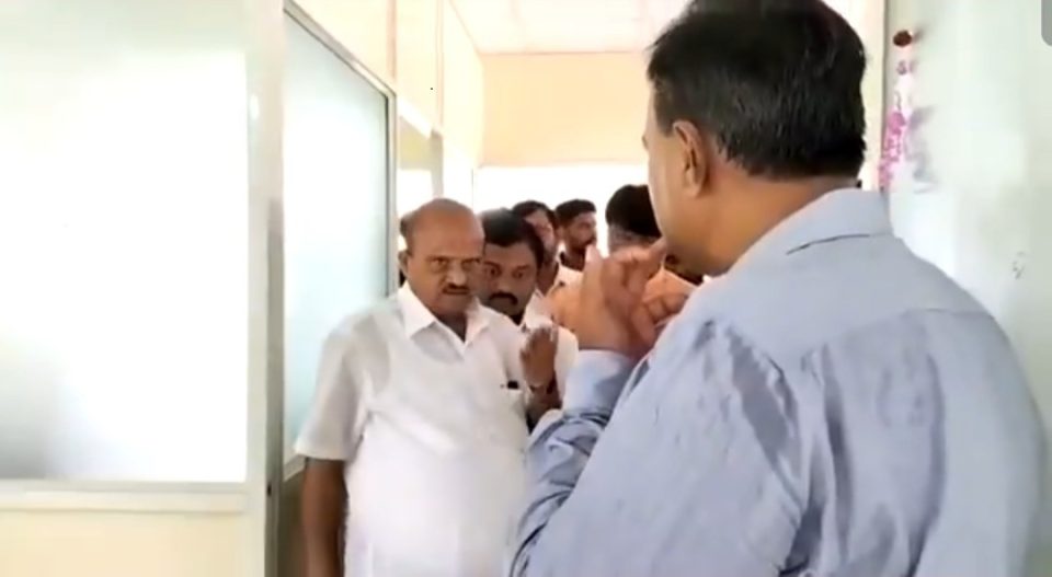 Video of JD(S) MLA slapping ITI principal in Mandya goes viral