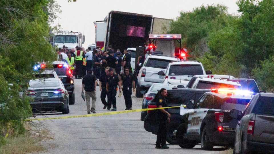 46 migrants found dead in tractor trailer along US-Mexico border