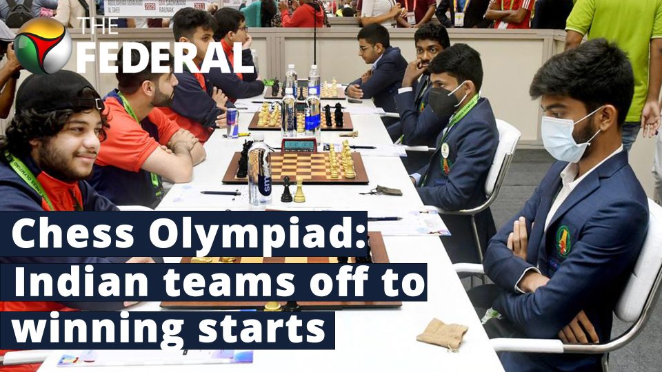 India begins Chess Olympiad campaign with a bang