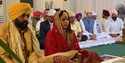 Punjab CM Bhagwant Mann marries Gurpreet Kaur in Chandigarh