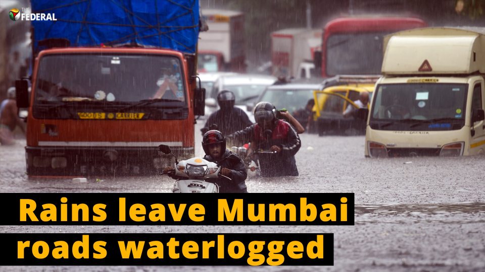 Mumbai wakes up to waterlogged streets as rains pound city