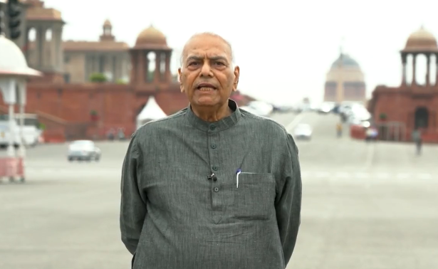 ‘I stand for democracy, my rival for those who want it destroyed’: Yashwant Sinha