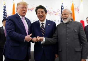 Trump, Abe and Modi
