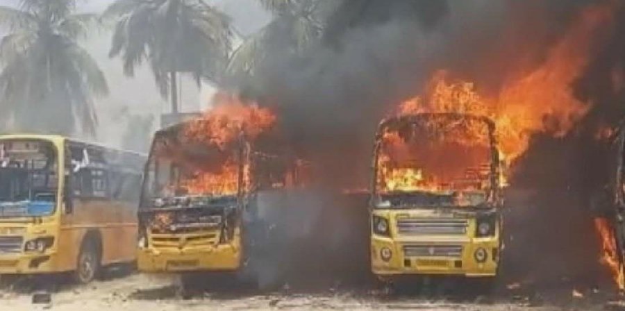 kallakurichi bus burning