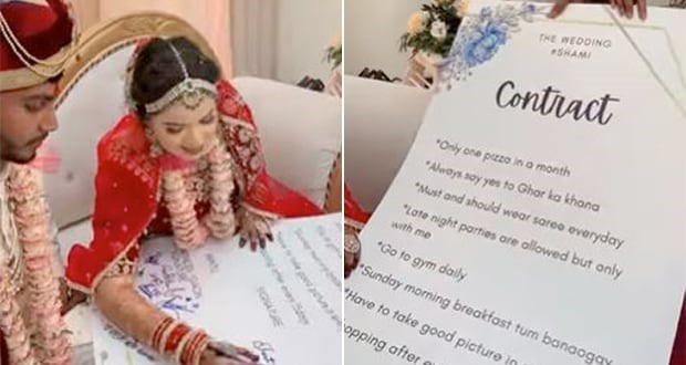 Wedding contracts