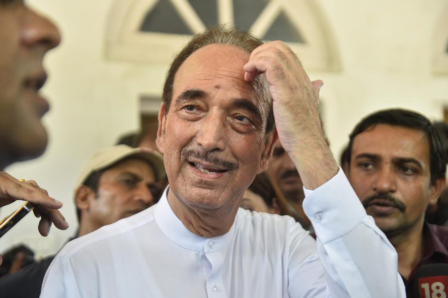 64 J&K Congress leaders quit party in support of Ghulam Nabi Azad