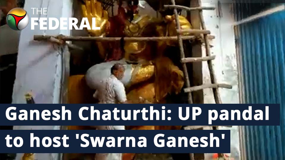 UP city to welcome 18-ft-tall gold Ganapati idol