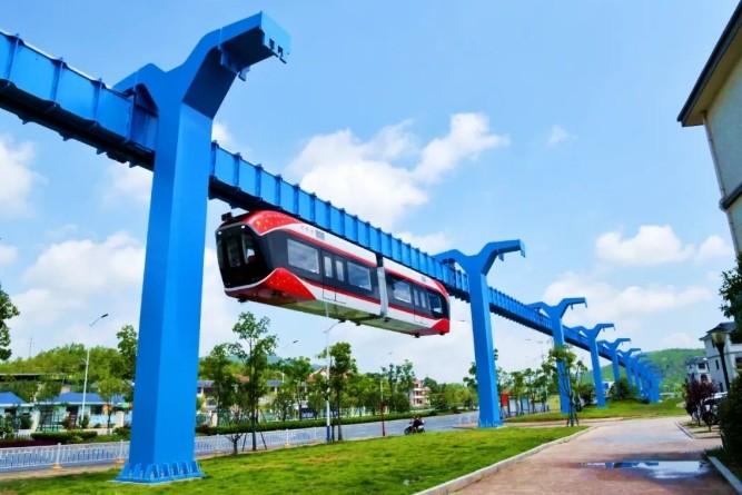 China sky train maglev