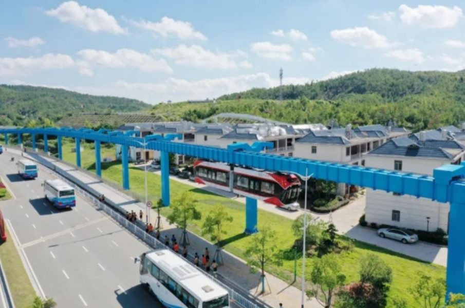 China sky train