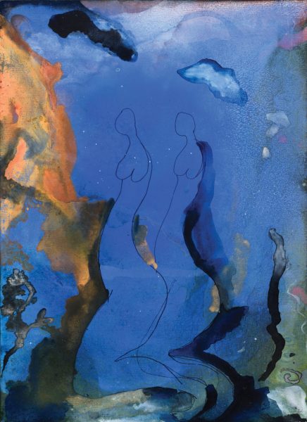 A painting from Relation series, tempera, 2003 