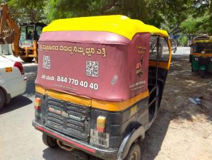 Bengaluru auto-rickshaws PayCM protest