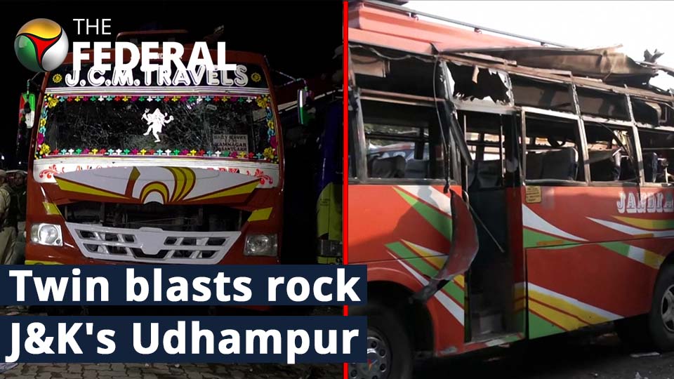 Twin blasts rock J&Ks Udhampur city on parked buses