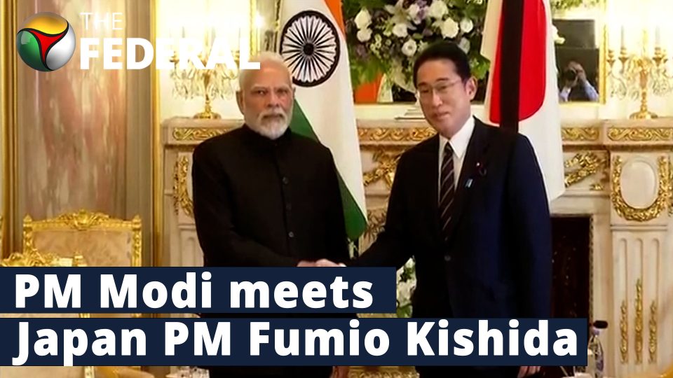 PM Modi in Japan for Shinzo Abes funeral, meets PM Fumio Kishida