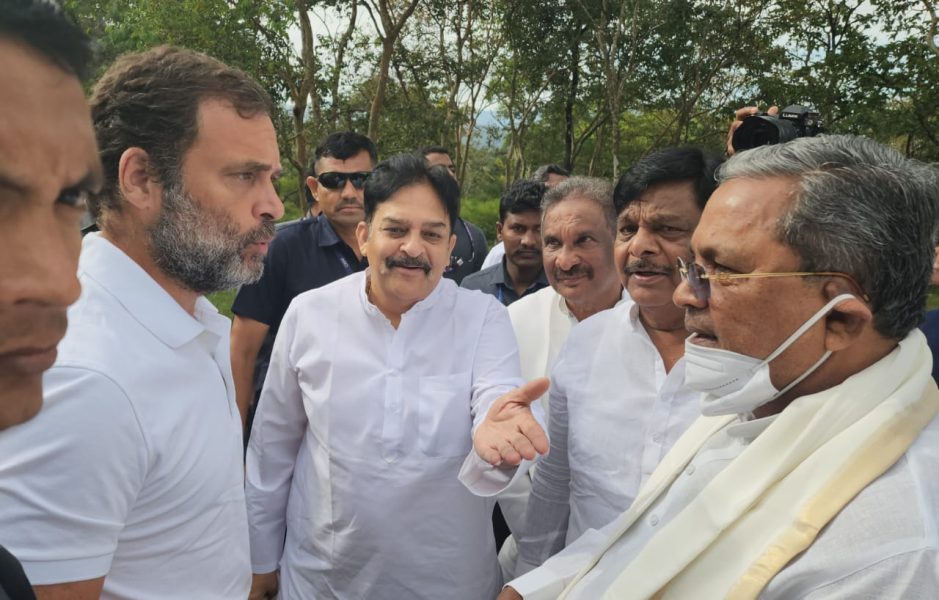 Rahul Gandhi Siddaramaiah Bharat Jodo Yatra Karnataka