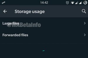 storage usage update