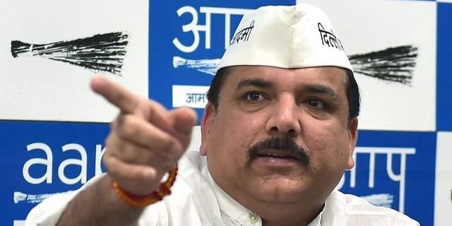 AAP MP Sanjay Singh detained outside CBI HQ for violating prohibitory orders