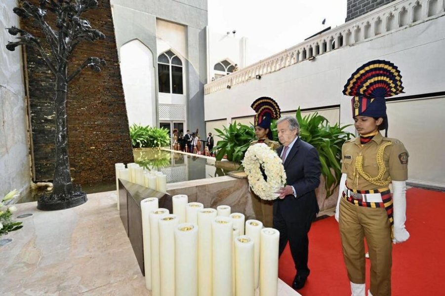 Antonio Guterres Mumbai terror attacks Taj Hotel