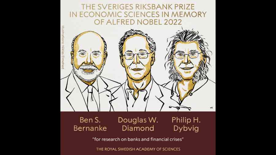 US trio wins Economics Nobel for research on financial crises US trio