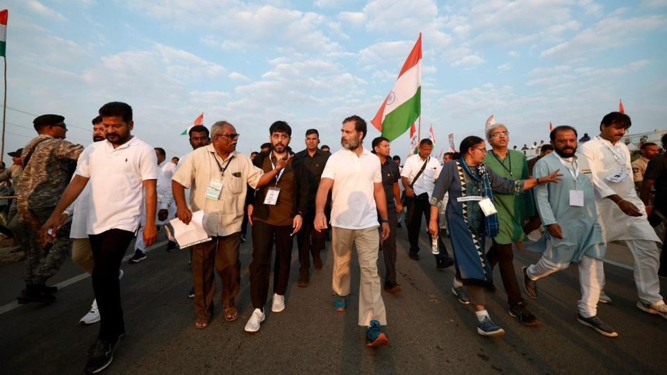 Rahul Gandhi Bharat Jodo Yatra in Telangana