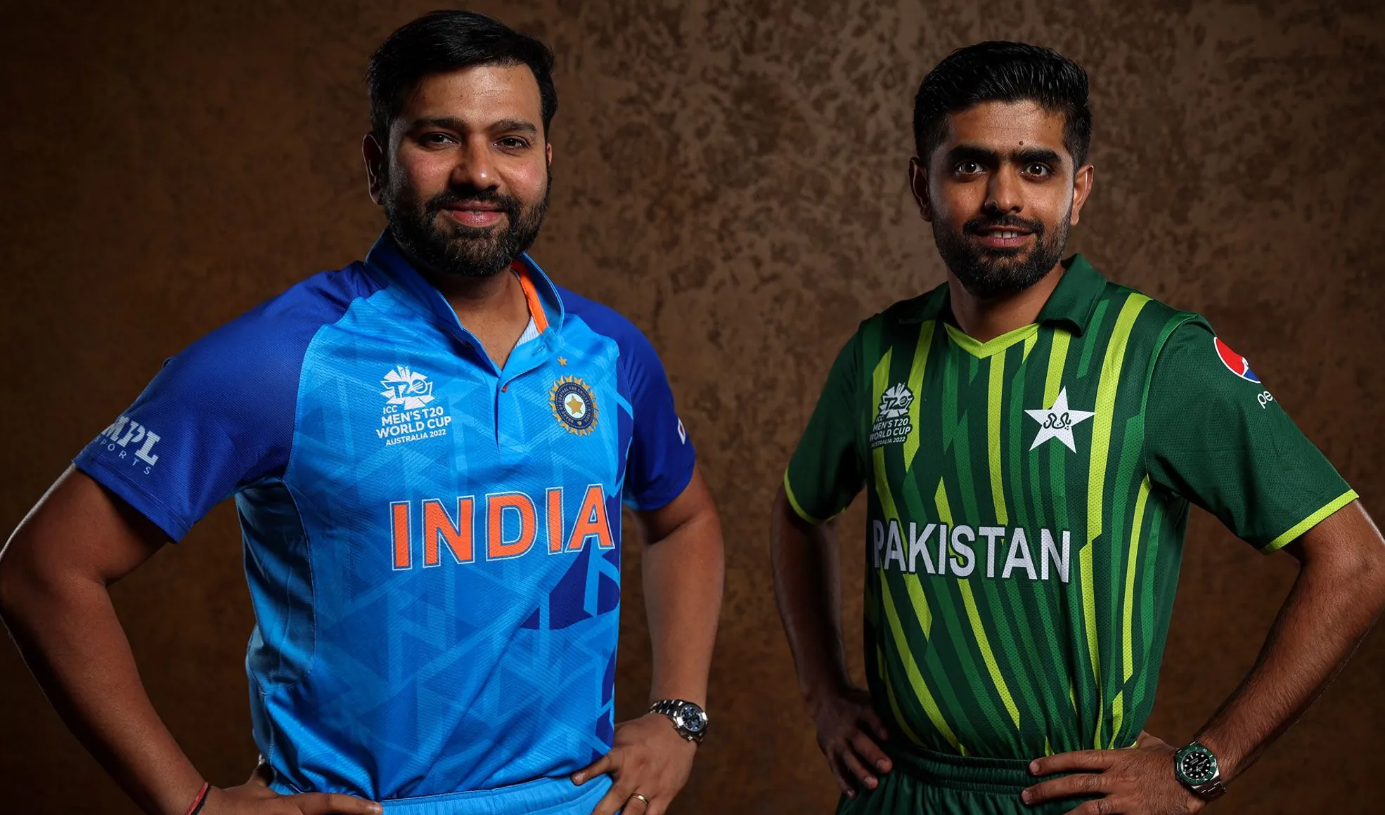 India vs Pakistan Rohit Sharma Babar Azam