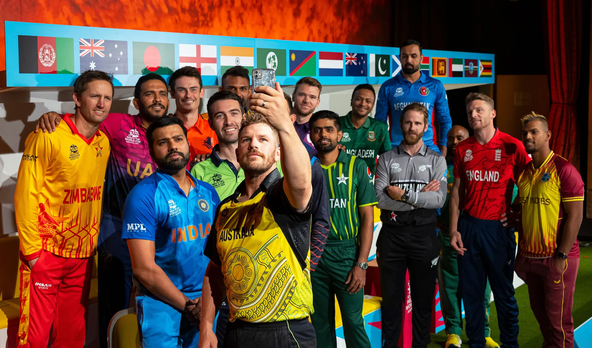 T20 World Cup captains selfie
