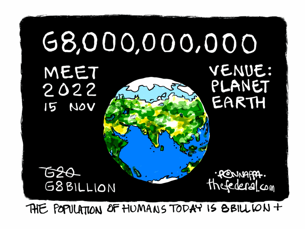 8 billion population