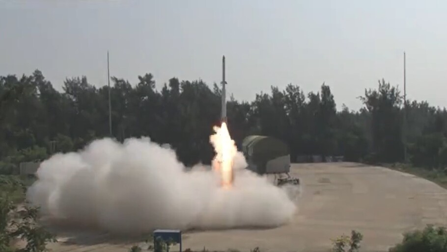 Maiden flight test of DRDO’s long-range interceptor missile successful