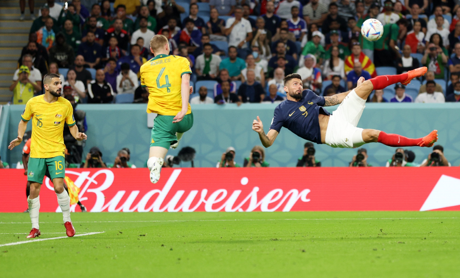FIFA World Cup 2022: Giroud, Mbappe help France beat Australia 4-1