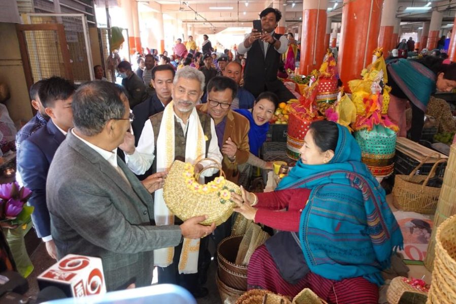 Jaishankar visits Imphal’s iconic all-women market Ima Keithel, tweets pics