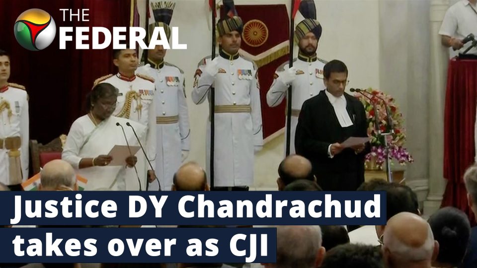 Justice Chandrachud succeeds UU Lalit to becomes 50th Chief Justice of India