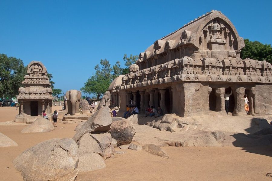 Mahabalipuram Pancha Rathas Mamallapuram winter location December 2022