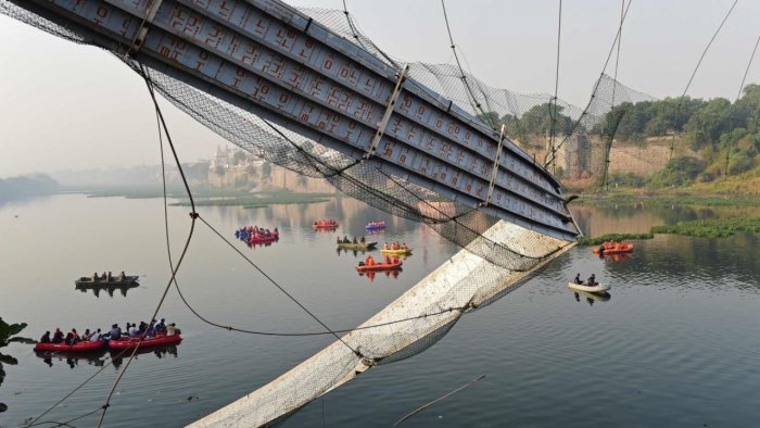 Corroded wires, welded suspenders led to Morbi bridge tragedy: SIT report