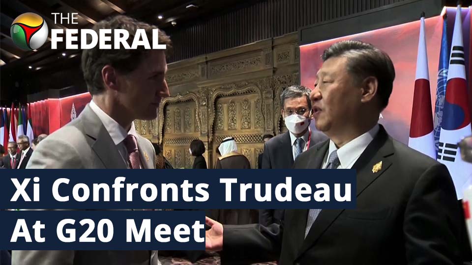 Heated exchange between Xi Jinping and Justin Trudeau over media leaks at G20 Summit